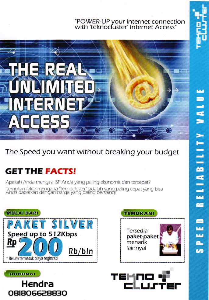 Koneksi Internet Unlimited 2011 Murah Dengan